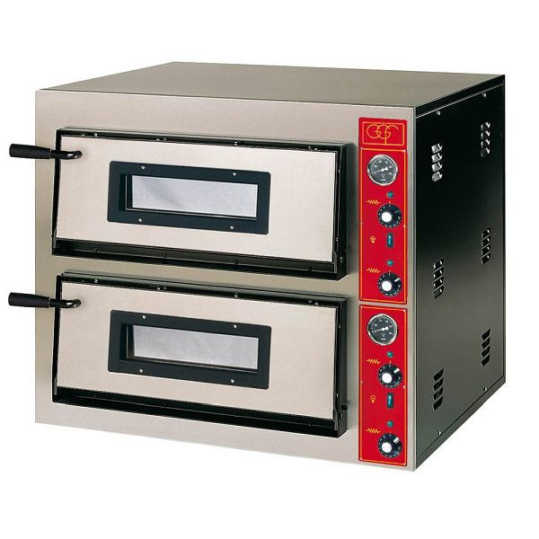 Stalgast pizzaoven met één kamer, 8,4 kW, 900 x 735 x 750 mm (BxDxH), PP0402430