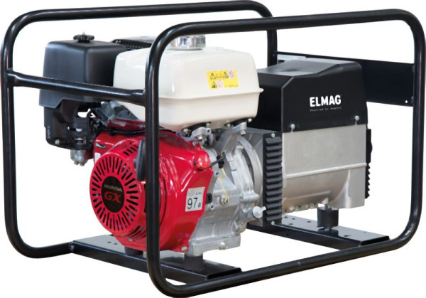 ELMAG stroomgenerator SEB 7500WD-AVR incl. uitlaatpijp 2m, 00596