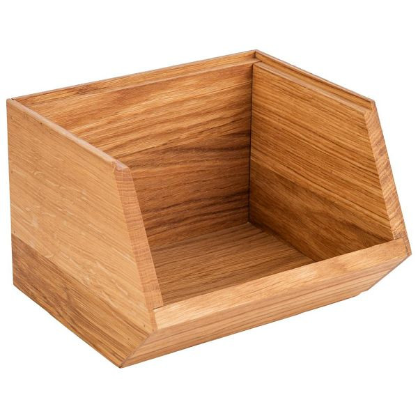 APS Buffetbox 17,5 x 15,5 cm, hoogte: 12,5 cm eikenhout, geolied, 11728