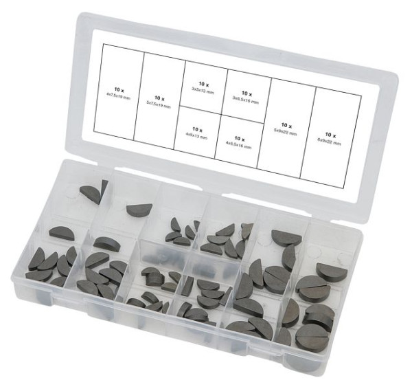 KS Tools assortiment veerwiggen, 80 stuks, 970.0560