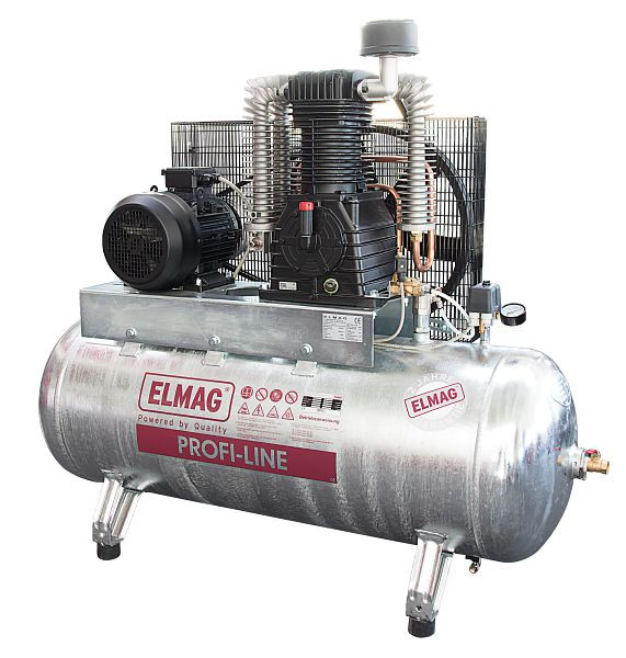 ELMAG compressor PROFI-LINE 'gegalvaniseerd', PL-Z 1200/10/270 D, met ster-driehoeksysteem, 11031