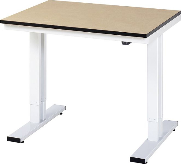 RAU werktafel serie adlatus 300 (elektrisch in hoogte verstelbaar), MDF werkblad, 1000x720-1120x800 mm, 08-WT-100-080-F