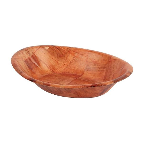 Olympia ovale houten kom 30,5 x 22,9 cm, L093