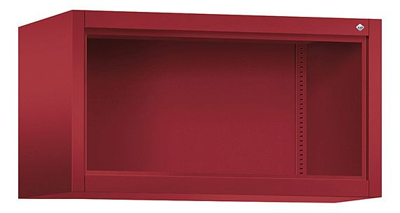 C+P opzetplank Acurado, H500xW930xD500mm, kleur: robijnrood, 9184-000 S10009