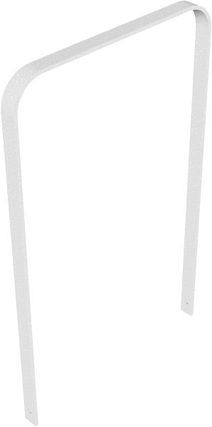 Schake leunbeugel van gebogen platstaal, 50 x 12 mm, zonder dwarsbalk, totale breedte: 750 mm, thermisch verzinkt, 4050_075