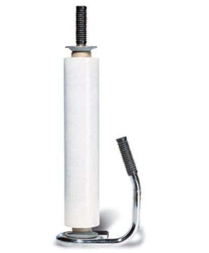 TransPak handdispenser voor rekfolie van chroom, met 2 kogellagers, 299657