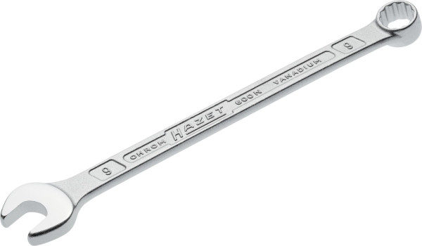 Hazet combinatiesleutel, buiten dubbel zeskant tractieprofiel, 9 mm, 600N-9