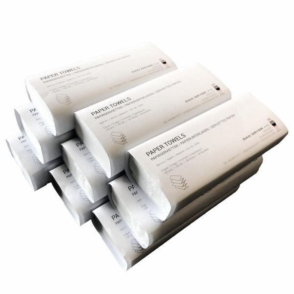 KEMMLIT papieren handdoeken (9 bundels), topkwaliteit, 252.511