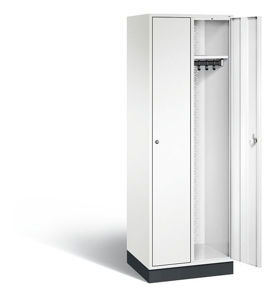 C+P locker Intro, H1950xB620xD490mm, kleur: verkeerswit, 8170-201 S10066