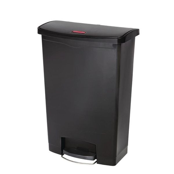Rubbermaid Slim Jim pedaalemmer voor opstap zwart 90L, GL040
