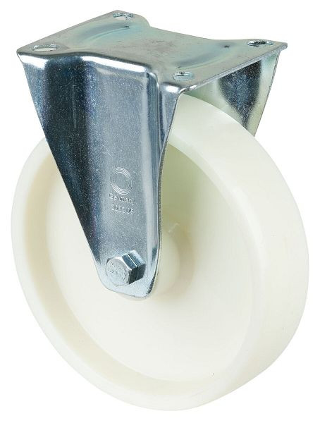 BS-rollen transportrol, vaste rol, wielbreedte 50 mm, wiel-Ø 200 mm, draagvermogen 300 kg, rollager, VE = 2 stuks, L410.B10.200