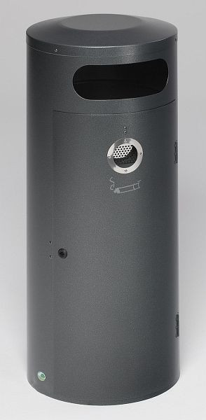 VAR afvalbak / asbak KS 70, antiek zilver, 28434
