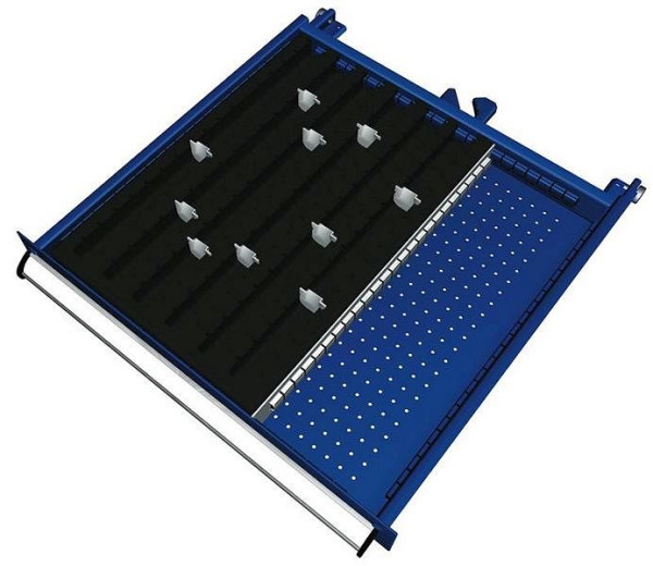 KLW scheidingsmateriaal set voor laden 50mm in SEA kast, kastmaat 572x605 B x D, SEA-B07-032