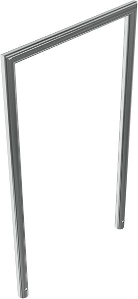 Schake RVS buisbeugel Ø 48 mm, totale breedte 700 mm, 449_86