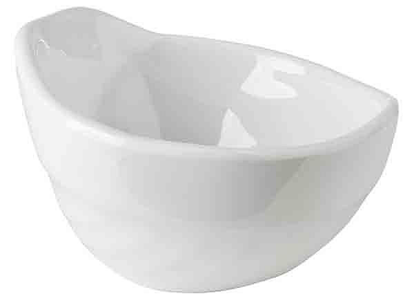 APS kom -MINI-, 7,5 x 7 cm, hoogte: 4,5 cm, melamine, wit, 0,05 liter, verpakking van 24, 84450