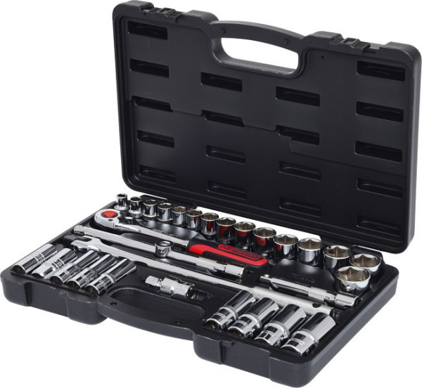 KS Tools 1/2" CHROMEplus dopsleutelset, 30-delig, 918.0830