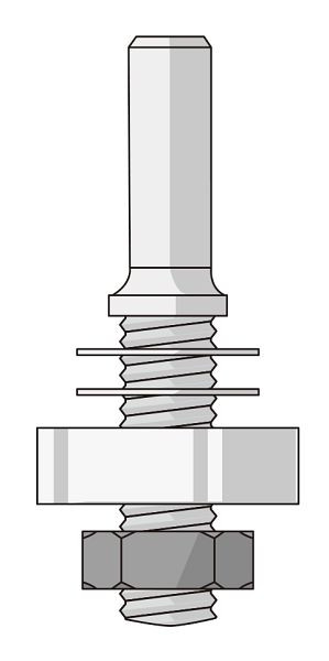 Famag zijfrees HM, breedte: 1,5 mm, 3108.015.00