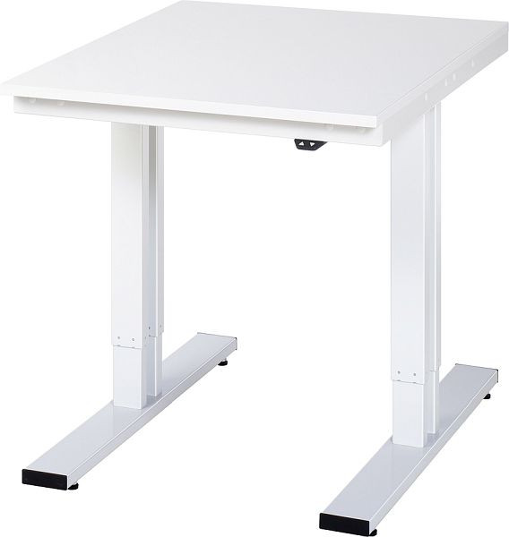 RAU werktafel serie adlatus 300 (elektrisch in hoogte verstelbaar), melamine plaat, 750x720-1120x1000 mm, 08-WT-075-100-M