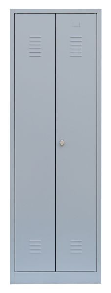 Lüllmann stalen kledingkast / kledingkast, 1800 x 600 x 500 mm, lichtgrijs/lichtgrijs, 510420