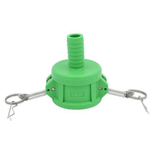 DENIOS IBC-slangaansluiting, Camlock 2 mof type C, naar slangtule 25 mm, 3 stuks, 311466