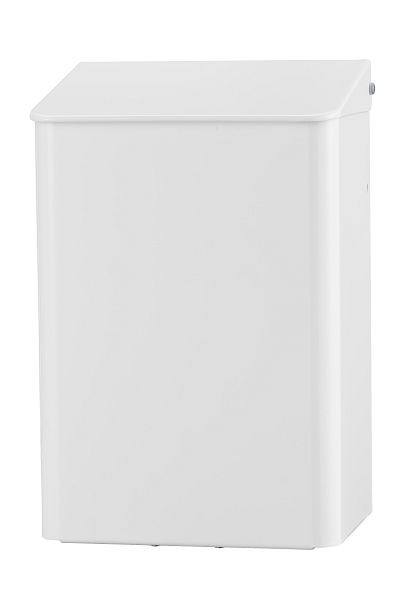 All Care MediQo-line afvalbak gesloten 6 liter RVS wit, 8205