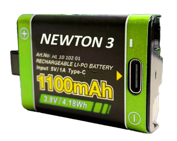 Funcke vervangende accu voor koplamp type Newton 3, 70060101