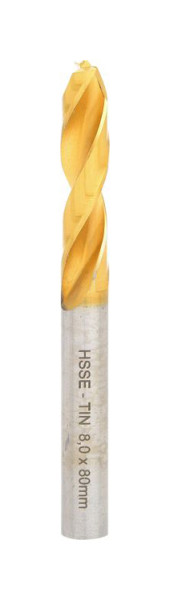 KS Tools HSSE-TiN puntlasboor, 8 mm, 332.0208