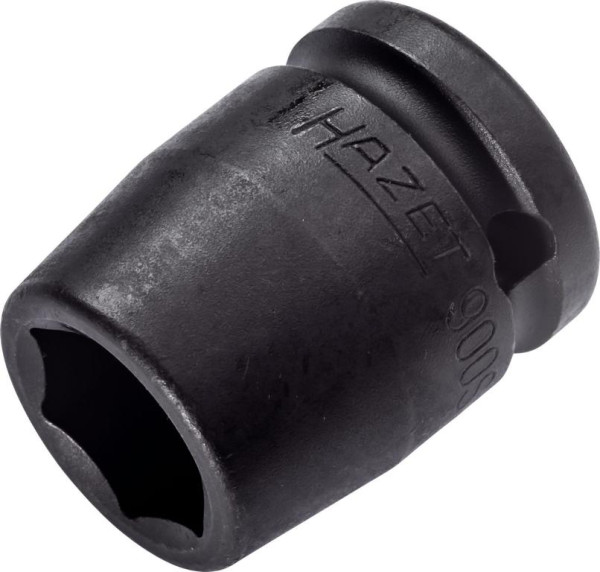 Hazet impact, machine schroevendraaierdop, zeskant, hol vierkant 12,5 mm, buitenzeskant trekprofiel, 17 mm, 900S-17