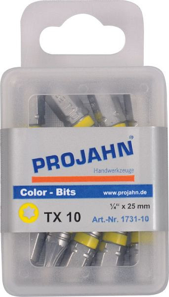 Projahn 1/4" gemarkeerde bit L25 mm TX T40 pak van 10, 1737-10