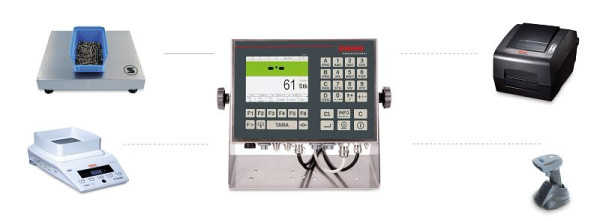 Soehnle tel- en controleweegschaal SC, 310 x 275 x 70 mm, cijferindeling: 0,1 g, 5810.00.001