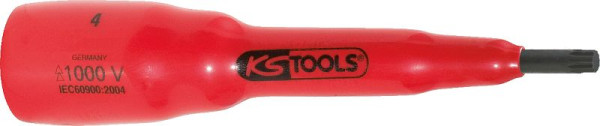 KS Tools 3/8" bitdop met beschermende isolatie voor meertandige (XZN®) schroeven, M10, 117.3894