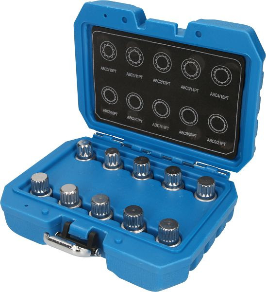 Brilliant Tools velgslotassortiment voor VW, 10 stuks, BT691310