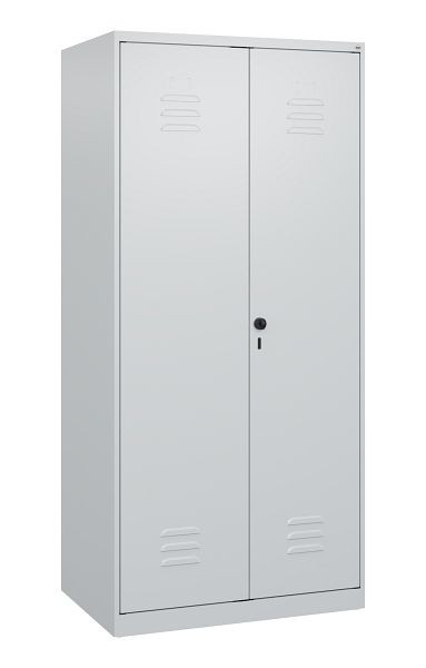C+P Umkleidespind Classic PLUS, Doppel-Spind, 2 Abteile, 1700x800x500mm, 7035/7035, Drehriegel, 0800027-22P S10008