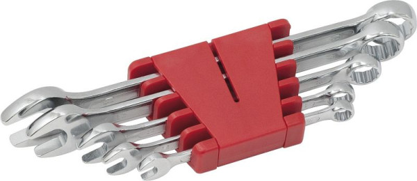 KS Tools ringsteeksleutelset, haaks, 5-delig 8-19mm, 517.0045