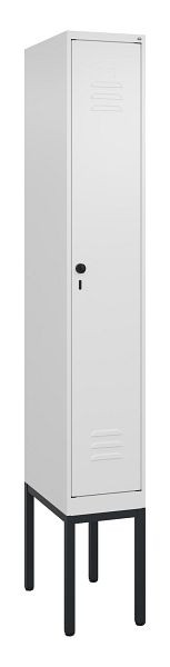 C+P luierkluis Classic PLUS met middenwand, frame, 2120x300x500mm, 9016/9016, veiligheidsdraaigrendel, 0800307-10F S10014