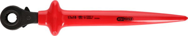 KS Tools tandwielratel met beschermende isolatie, 17x19, 117.2295