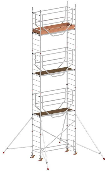 HYMER ADVANCED SAFE-T rolsteiger volgens DIN EN 1004, modules 1 + 2 + 3 + KIT, framedeelbreedte 0,72 m, platformlengte 2,08 m, reikhoogte 8,25 m, 707508