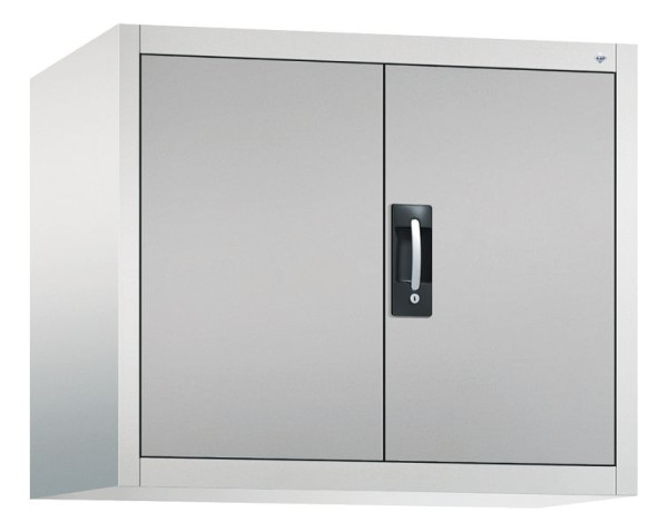 C+P bovenkast Acurado, H790xW930xD600mm, kleur: lichtgrijs/wit aluminium, verzonken handgreep, 9295-000 S10023
