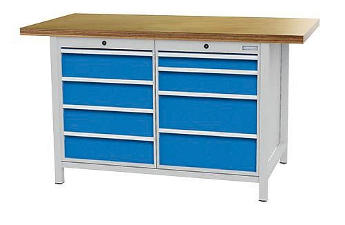 Bedrunka + Hirth box werkbank, R18-24, 1500x750x859 mm, 03.14.18VA