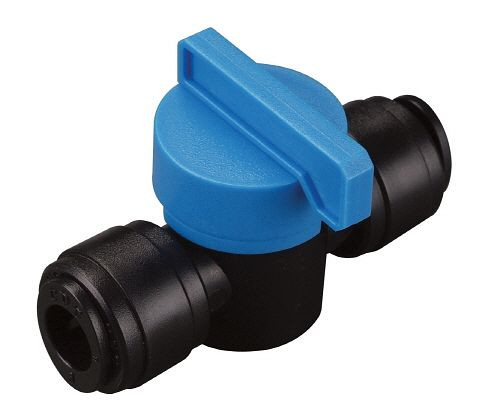timmer B-HMK-12-12-KU, 2/2-weg handmatige kogelkraan, slang Ø: 12 mm, VE: 5 stuks, 03170173