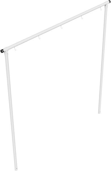 Schake wasdroogframe, dwarsbuis 2500 mm, 5 haken aan één zijde, stalen buis Ø 48 mm, 419_4425