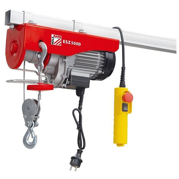 Holzmann elektrische kabeltakel, hefvermogen: 500 kg, ESZ500D_230V