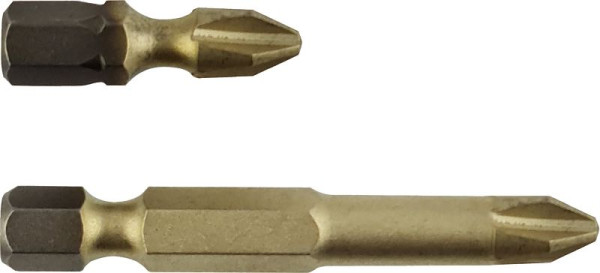 Projahn 1/4" STAR bit lengte 50mm PH2 ZrN pak van 10, 1781002-10