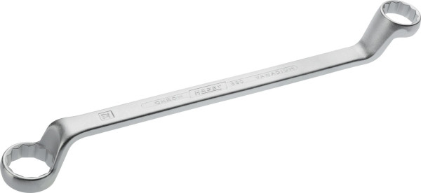 Hazet dubbele ringsleutel, buiten dubbel zeskant profiel, 27 x 32 mm, 630-27X32
