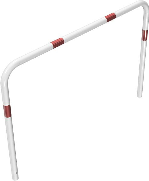 Schake buisbeugel van stalen buis Ø 48 x 2,5 mm zonder dwarsbalk voor inzetting in beton, totale breedte 1500 mm, totale hoogte 1000 mm, gecoat, 448_07B
