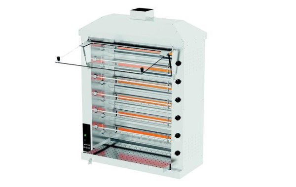 gel-o-mat Hähnchen-Grill mit 11 Spießen, Modell GCRG6C-11, GCRG6C-11