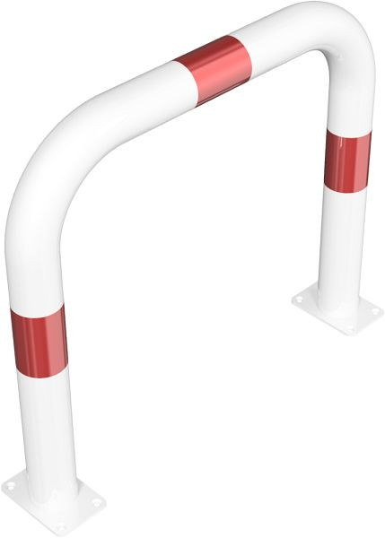 Schak-stootbescherming Ø 76 x 2,6 mm zonder dwarsbalk voor plugbevestiging, totale breedte: 750 mm, totale hoogte: 650 mm, 477_05PB
