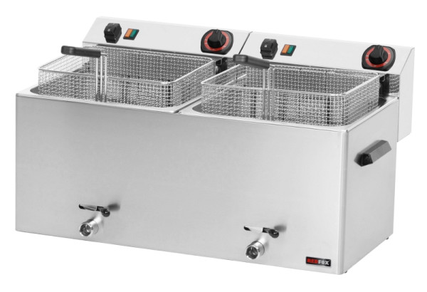 A&S Gastro elektrische frituurpan 2 x 11 L, 16,2 kW, FE-1010T