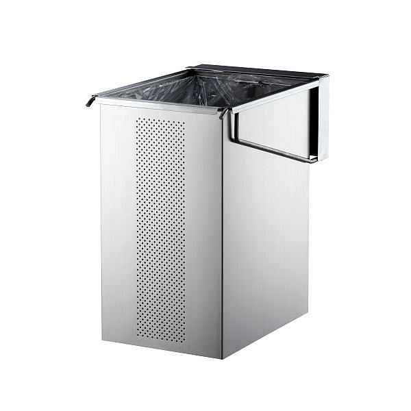 Air Wolf Inbouwafvalbak, Sigma serie, H x B x D: 450 x 284 x 432 mm, geborsteld RVS, 20-146