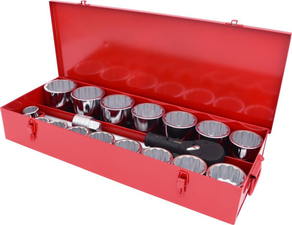KS Tools 1" dopsleutelset, 22-delig, 911.0824